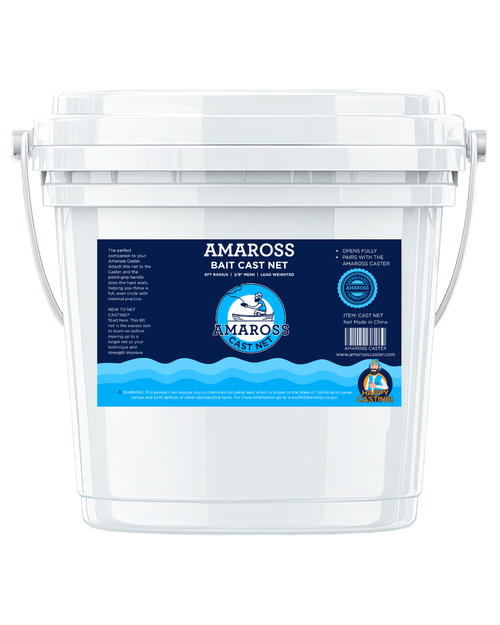 AMAROSS Cast Net - 6ft Monofilament